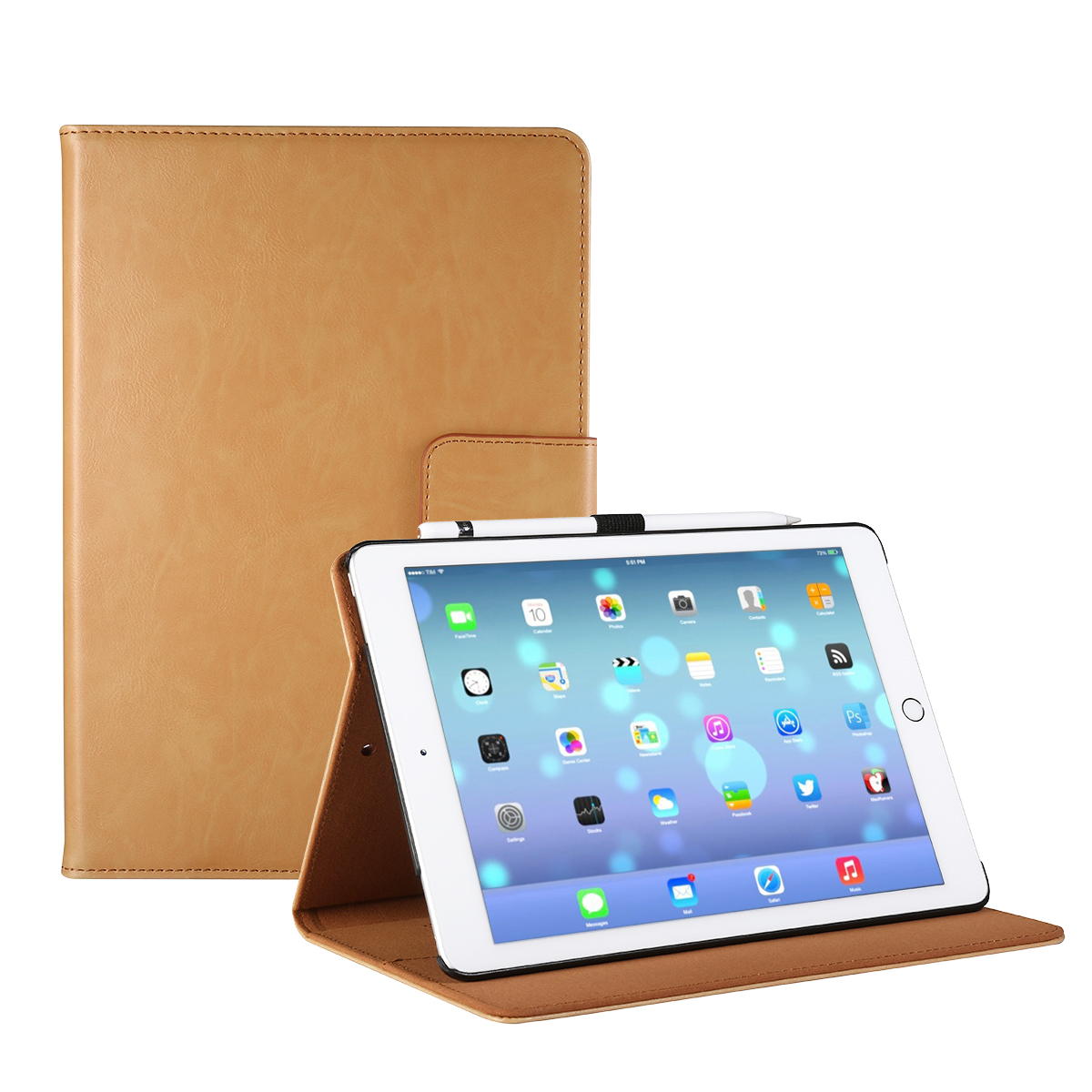 Protective PU Leather Tablet stand Auto Sleep Wake Function for iPad 2022